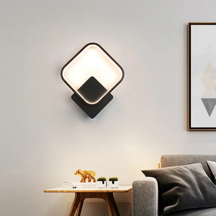 Modern LED Wall Lamp – Round Wall Light Fixture for Bedroom, Living Room, Hallway, and Study | Kalsten