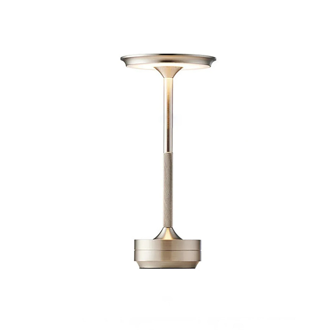 Cordless Rechargeable Modern Aura Table Lamp with Touch Controls | Wireless LED Light for Modern Side Tables and Office Desks | Minimalist Table Lamp | Kalsten