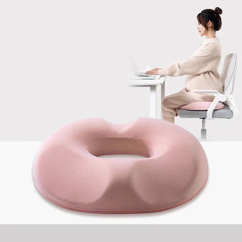 Kalsten | OrthoRelax | Seat cushion with memory foam | Relief for tailbone & spine | Ergonomic & comfortable