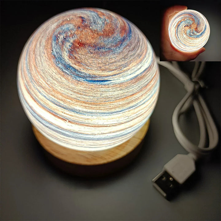 KosmosGlow - 3D Crystal Planets Night Lamp | Kalsten