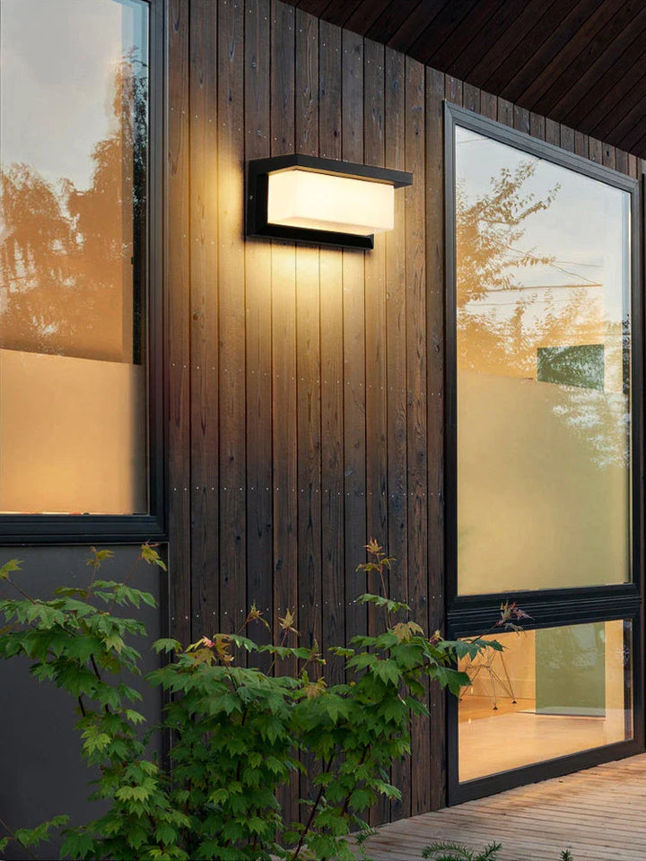 Modern LED Outdoor Wall Lamp with Motion Sensor - Waterproof Porch Light, Outdoor Lighting Fixture | Kalsten