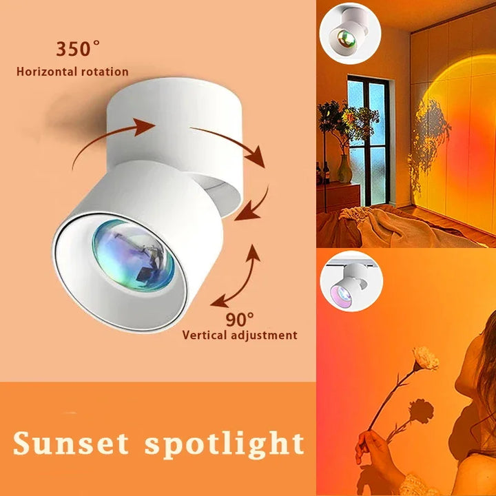 LED Sunset Atmosphere Wall Spotlight | Noxord