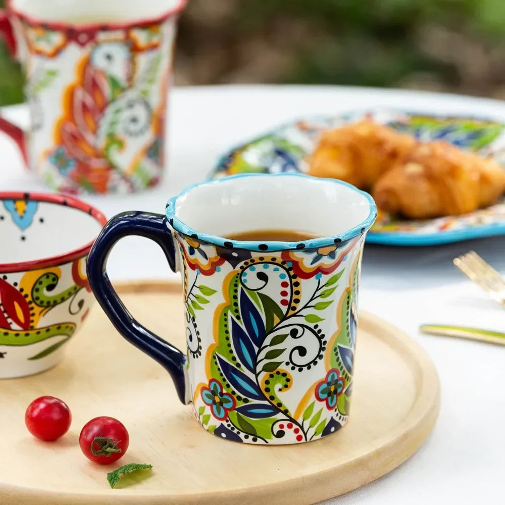 Bohemian Blossoms Coffee Mug | Kalsten