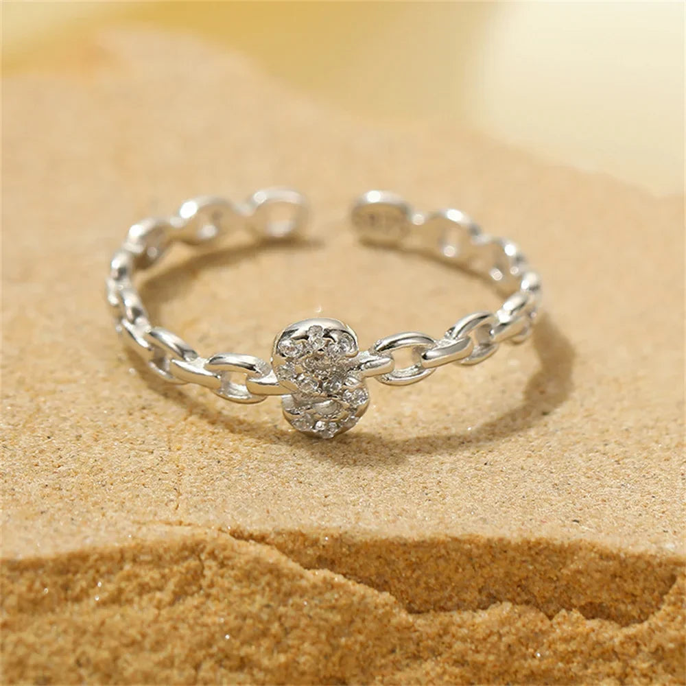 Kalsten | Dainty Diamond Letter Initial Ring