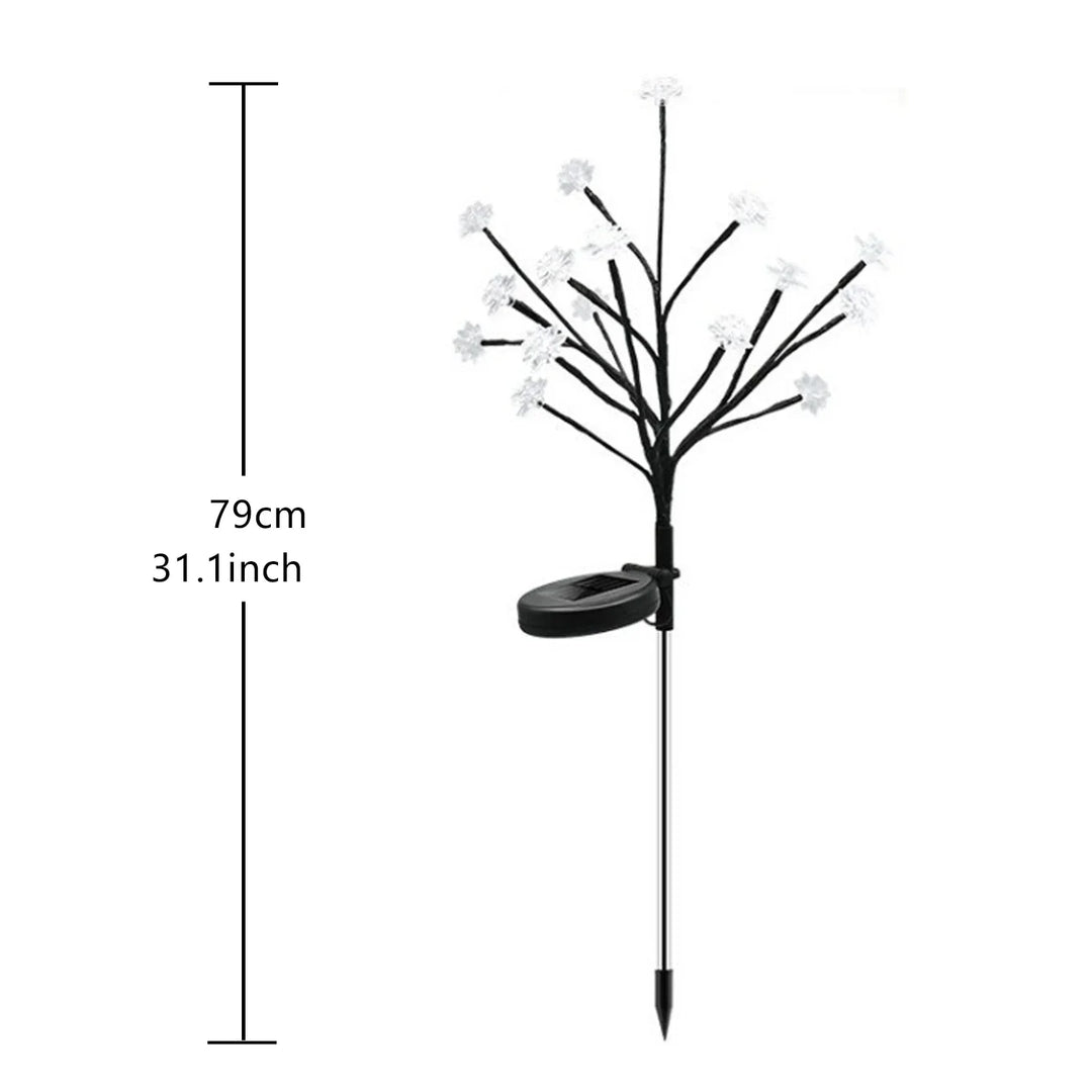 Sakura Tree Solar Flower Pathway Outdoor Lights | Noxord