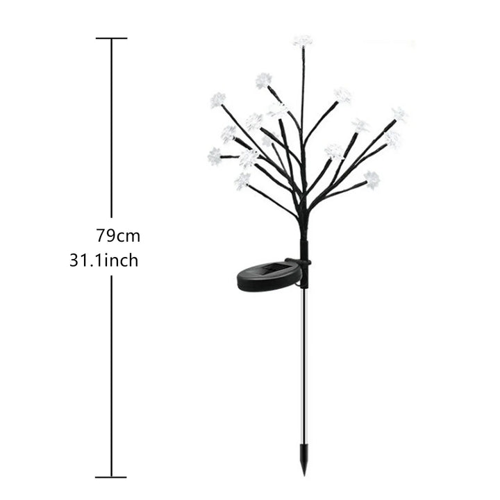 Sakura Tree Solar Flower Pathway Outdoor Lights | Noxord