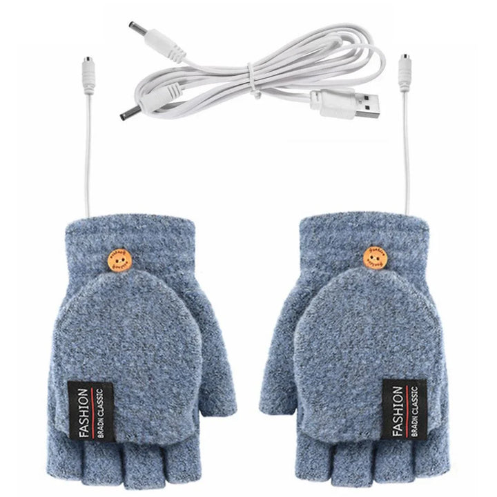 USB Rechargeable Warm Wave Heated Gloves | Kalsten