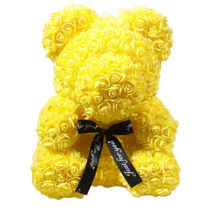 Kalsten | Artificial Rose Flowers Teddy Bear