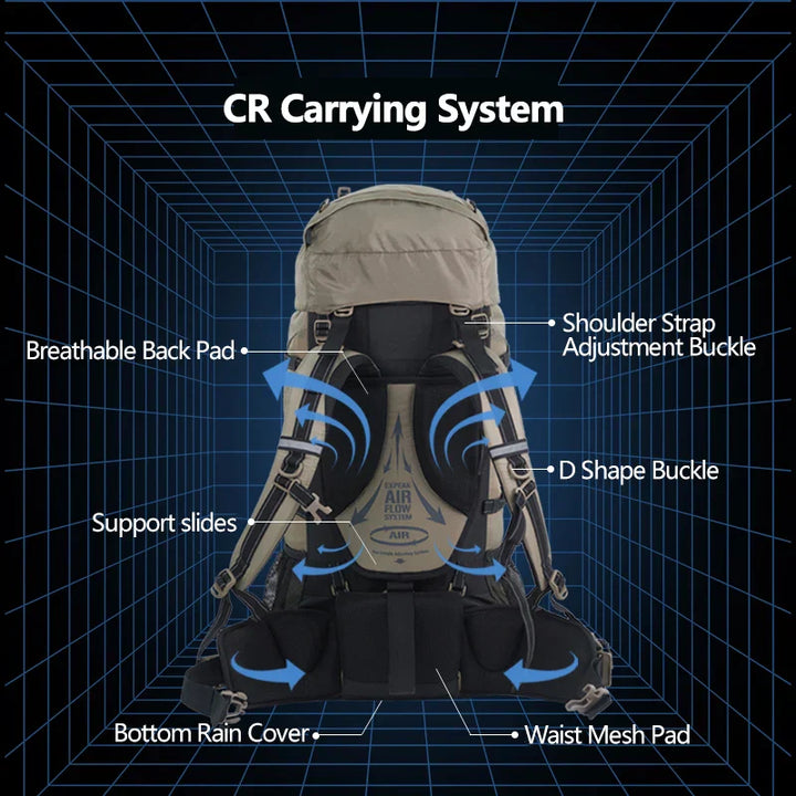 Outdoor Path Camping Large-Capacity Hiker Backpack | Kalsten