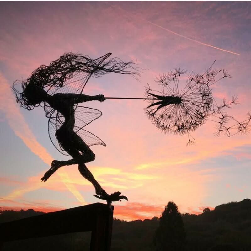 Metal Fairy Garden Ornament