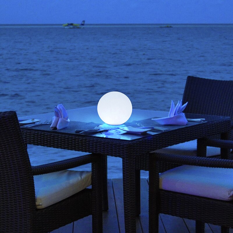 Moon LED Table Lamp – Indoor & Outdoor, Battery Powered