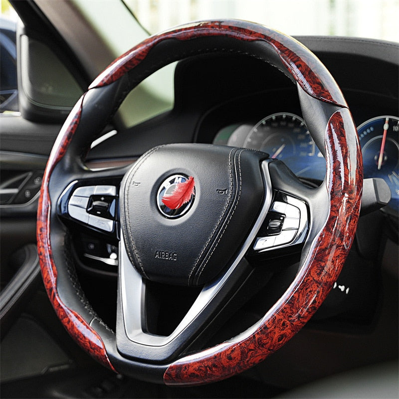 Kalsten | Non-Slip Wood Grain Car Wheel Cover