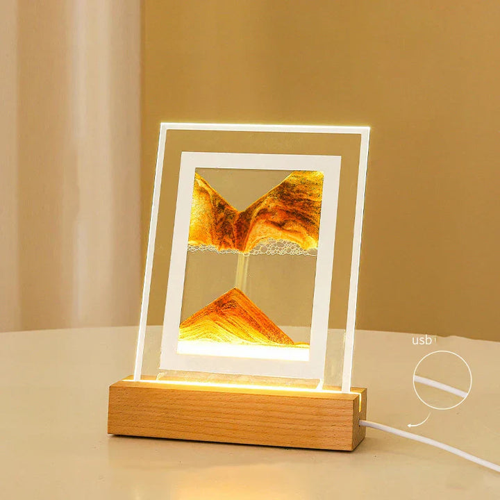 Sand Art LED Quicksand Artistic Table Lamp | Kalsten