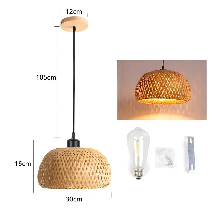 Elegant Rattan Pendant Light: Luxury Lighting for Any Space Noxord