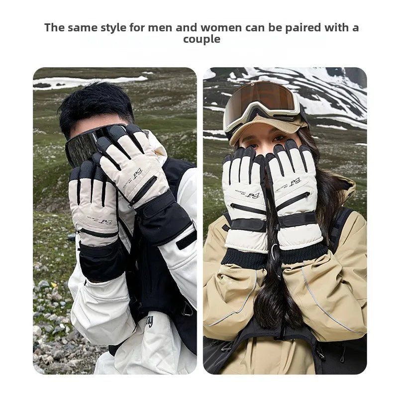 Kalsten | GlacioShield Pro Gloves | Waterproof Winter Gloves | Touchscreen & Non-Slip | Warm Fleece Lining for Skiing, Cycling & Outdoor