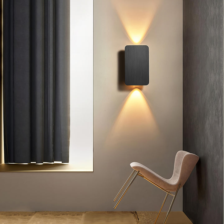 Rectangular Metal LED Indoor Wall Lamp Kalsten