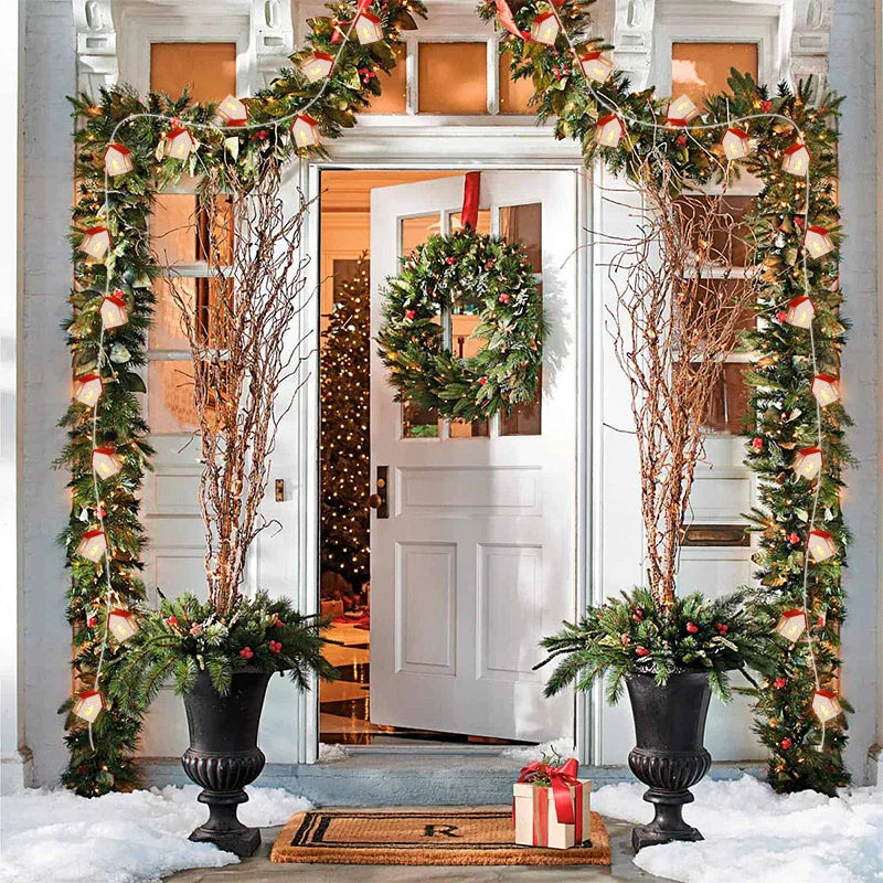 Enchanting Wooden LED House Light Strip – Create Magic and Warmth This Christmas Kalsten