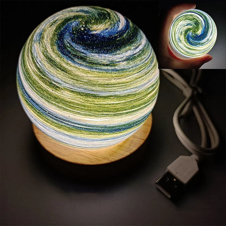 KosmosGlow - 3D Crystal Planets Night Lamp | Kalsten