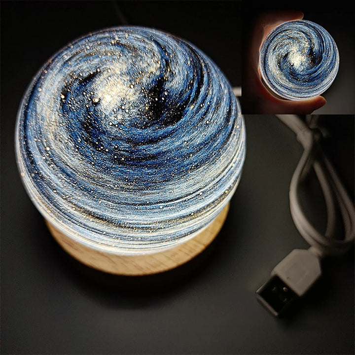 3D Crystal Planets Atmosphere Night Lamp | Kalsten