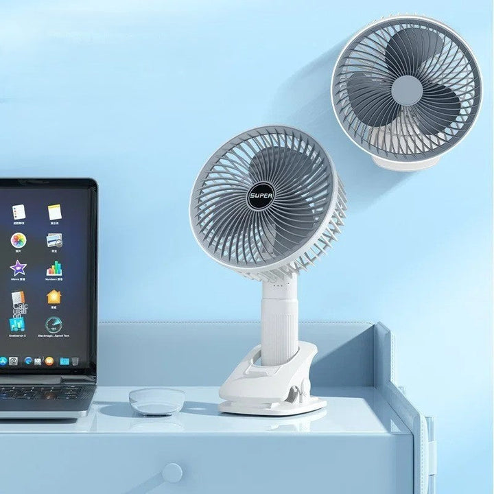 Kalsten | Clip-on Portable Compact USB Rechargeable Cooling Fan
