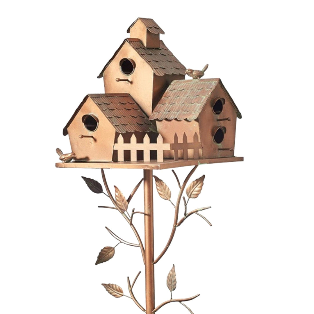 Kalsten | Metal art birdhouse garden stake - Talart