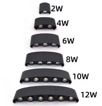Minimalist LED Wall Lamp for Indoor & Outdoor Use