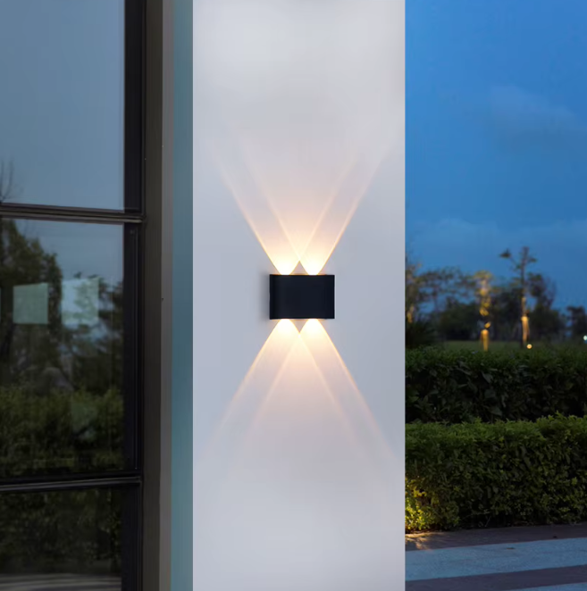 Minimalist LED Wall Lamp for Indoor & Outdoor Use