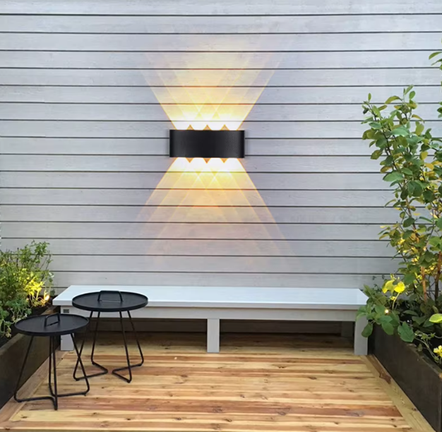 Minimalist LED Wall Lamp for Indoor & Outdoor Use