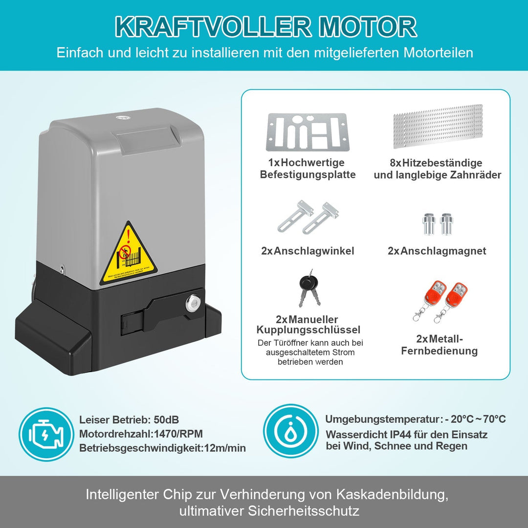 Sliding Gate Drive Garage Door Drive with App Control 370W/550W | Kalsten