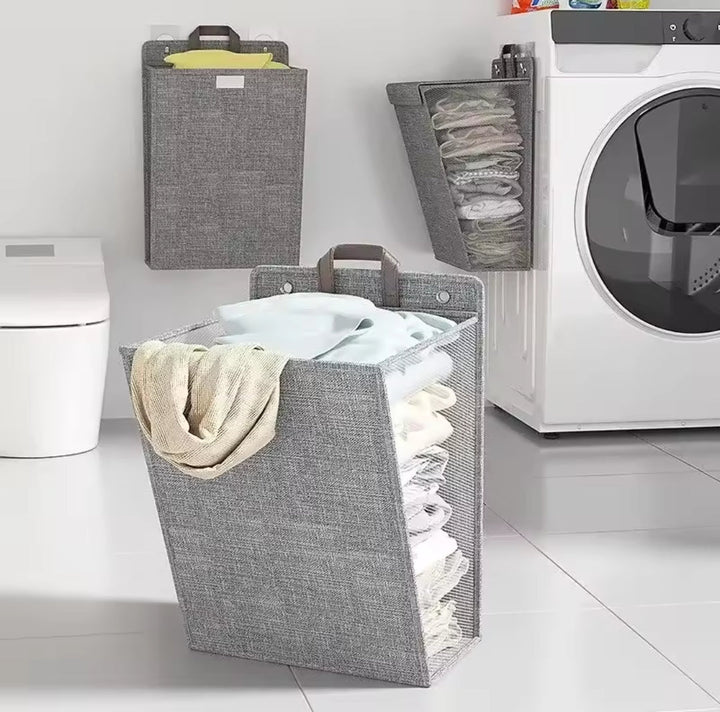 Kalsten | Wall-mounted folding laundry basket