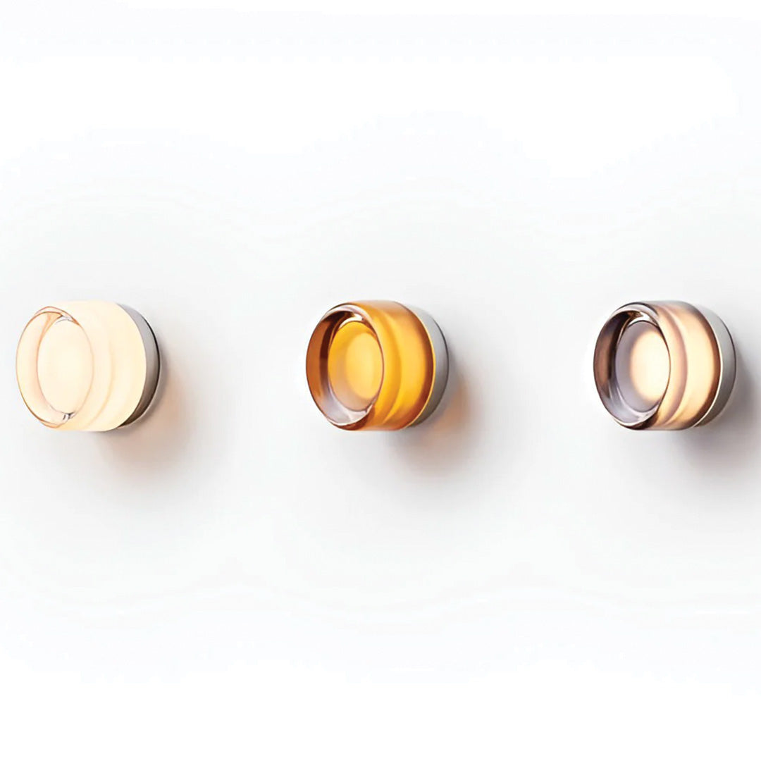 DimpleGlow Wall Lamp – Sleek Modern Interior