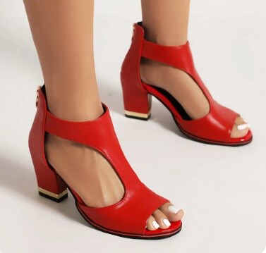 Kalsten | Leather Orthopedic Heeled Sandals