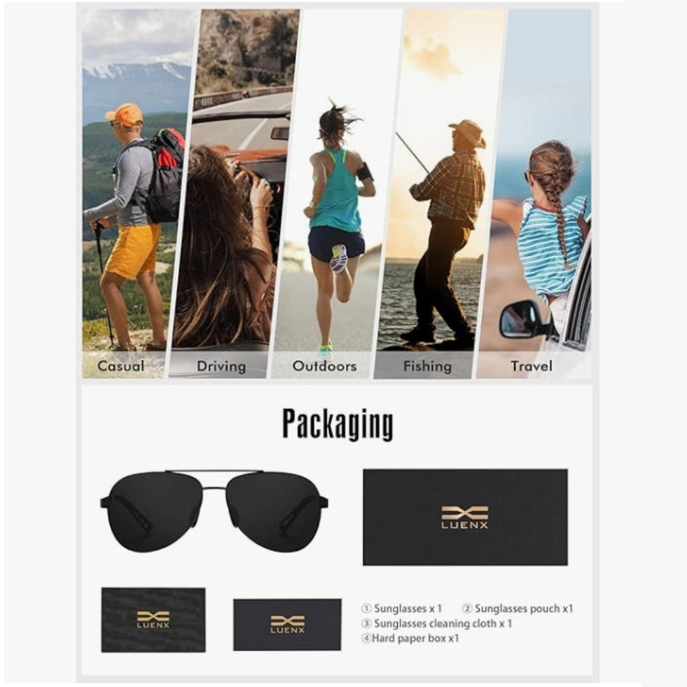 Pilot glasses with polarized lenses | Kalsten