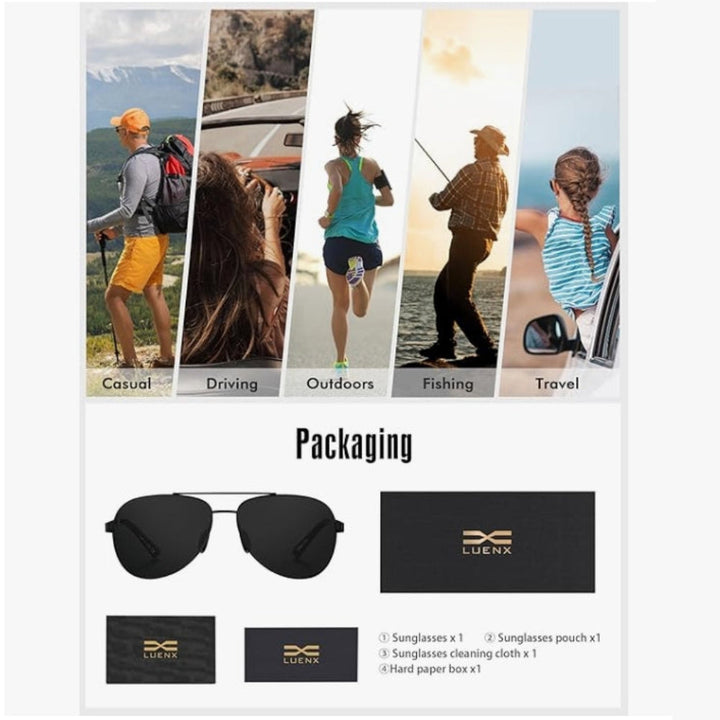Pilot glasses with polarized lenses | Kalsten