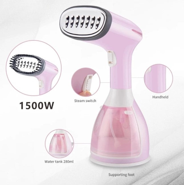 Vertical Clothing Steam Machine 280W Fast Heating 1500ml Tank – SteamFlow