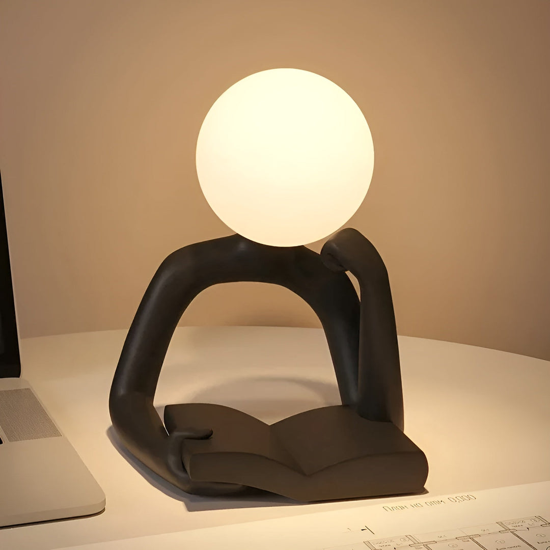 LuxLume Refined Designer Table Lamp – Modern Art with Atmospheric Lighting Noxord
