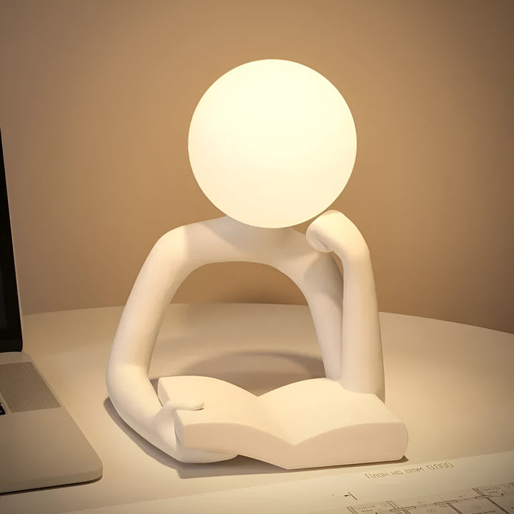 LuxLume Refined Designer Table Lamp – Modern Art with Atmospheric Lighting Noxord