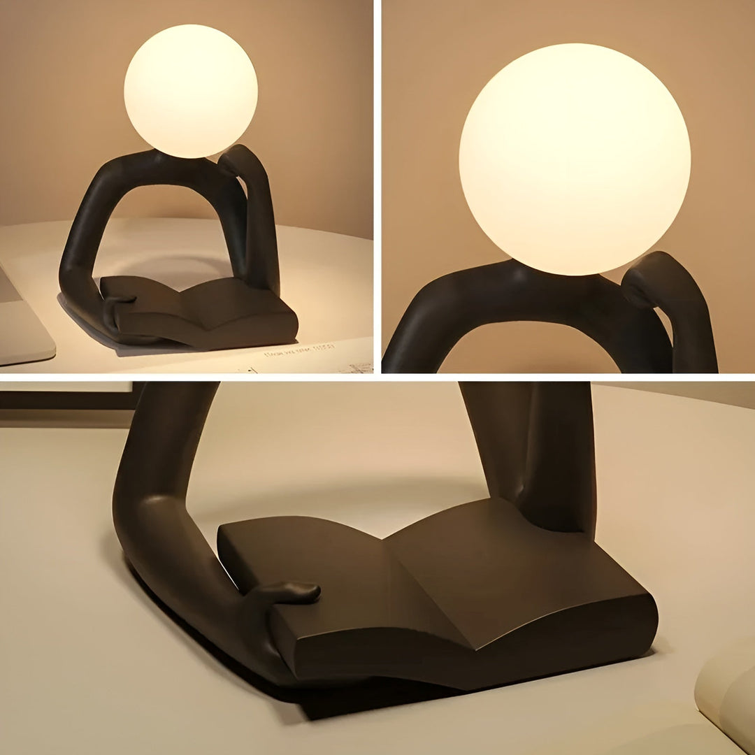 LuxLume Refined Designer Table Lamp – Modern Art with Atmospheric Lighting Noxord