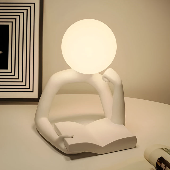 LuxLume Refined Designer Table Lamp – Modern Art with Atmospheric Lighting Noxord