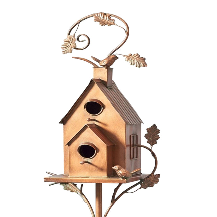 Kalsten | Metal art birdhouse garden stake - Talart