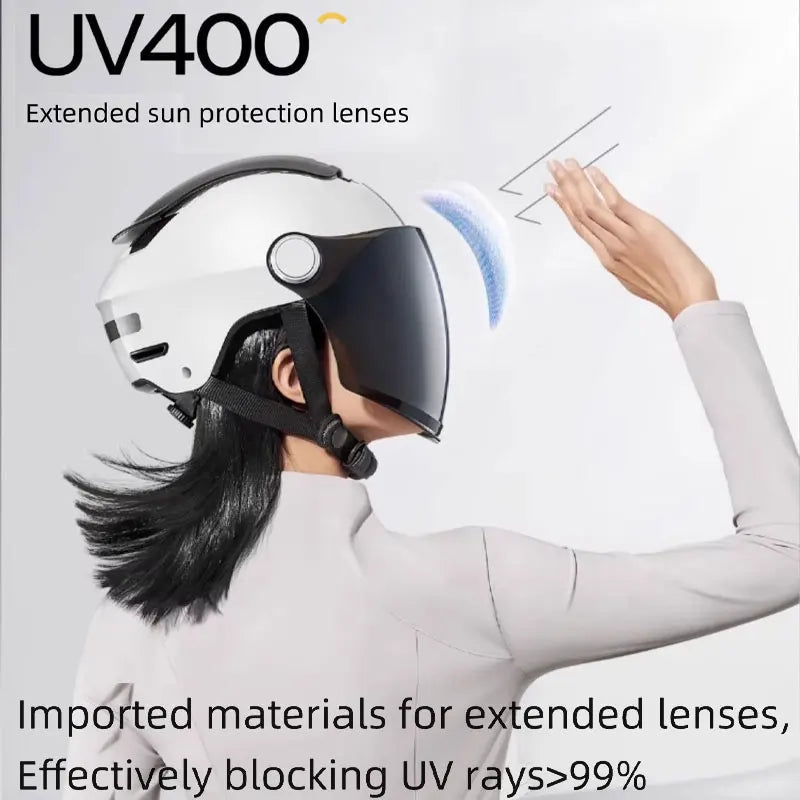 Kalsten | Open Face Motorcycle Helmet with Dual Lenses & Breathable Summer Design – RiderMax