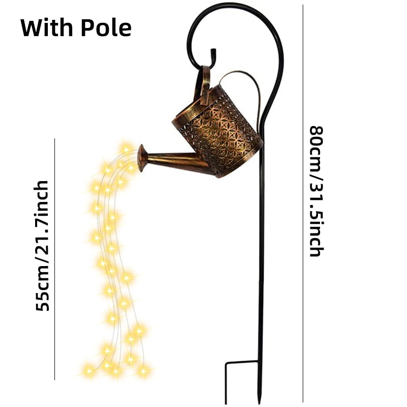 Garden Watering Solar-Powered Can Patio Light | Noxord