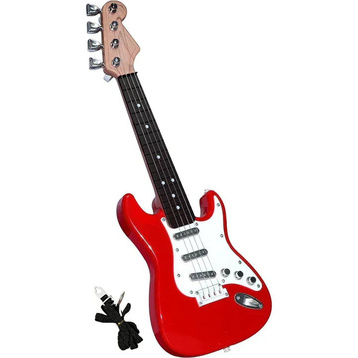 Kalsten | 4-String E-Guitar Toy for Kids | Portable, ABS Plastic & Educational Musical Instrument