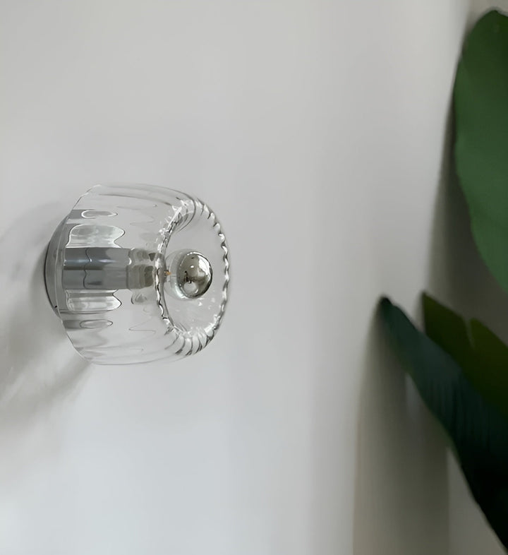 ScandiElegance Wall Lamp – Modern Glass Lighting with Bauhaus Charm Noxord