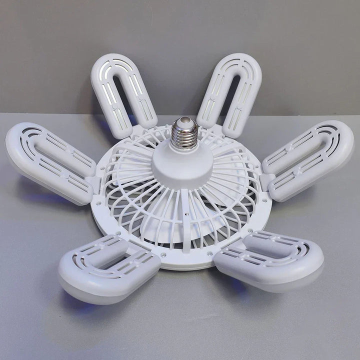 Silent Adjustable Remote Control Ceiling Foldable Fan Lamp | Noxord