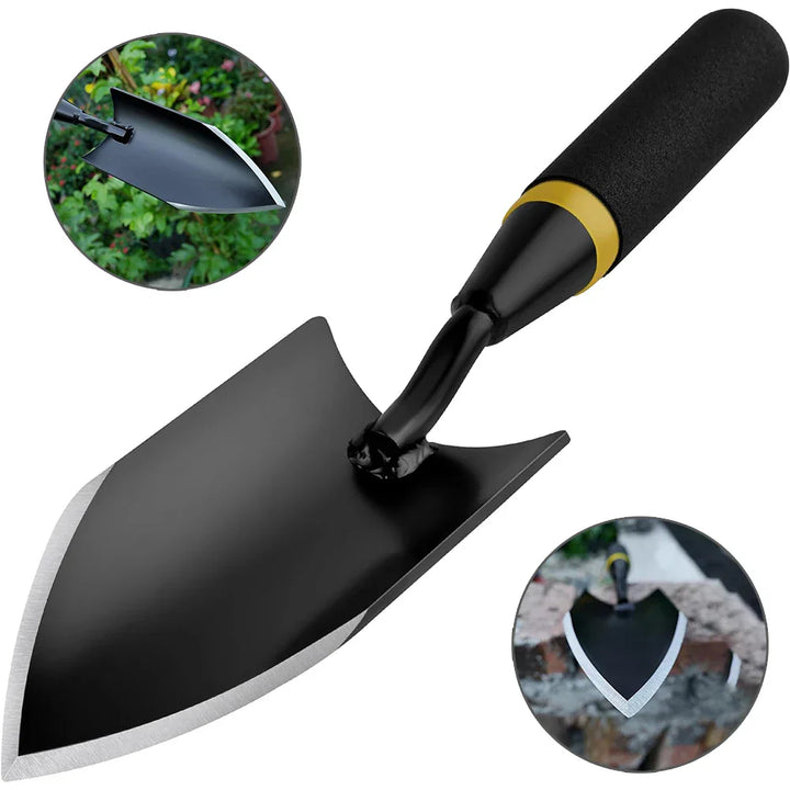 Kalsten | TerraGrip Garden Spade | Extra Robust & Ergonomic | Seamlessly Welded | For Hard Soils & Roots