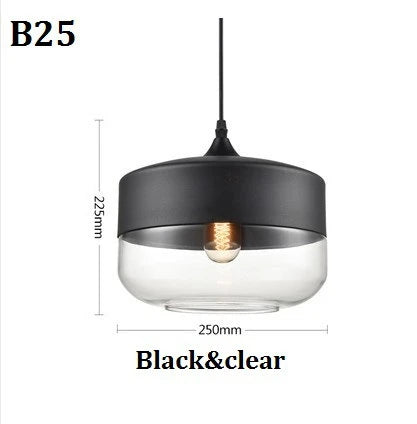Modern Glass Pendant Lighting – Retro Ceiling Lamp for Kitchen, Dining Room, Bedroom, Bar, Cafe, and Indoor Table Decoration | Kalsten