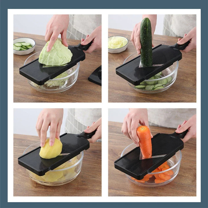 Noxord | SchnittWerk Cabbage Shredder made of stainless steel | Fine slicer for vegetables & salads | Non-slip & sharp | Ideal for cabbage & raw vegetables