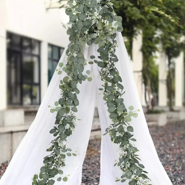 Kalsten | Eucalyptus Garland Set | 2 Pieces | 180 cm | Realistic & Maintenance-Free