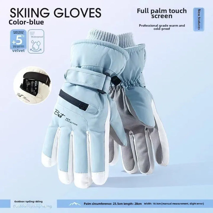 Kalsten | GlacioShield Pro Gloves | Waterproof Winter Gloves | Touchscreen & Non-Slip | Warm Fleece Lining for Skiing, Cycling & Outdoor
